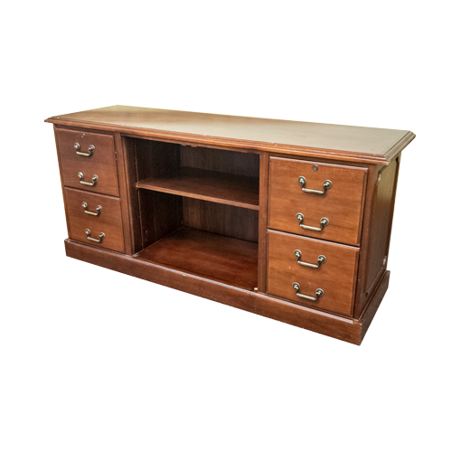 Solid Wood Storage Credenza