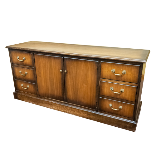 Solid Wood Storage Credenza